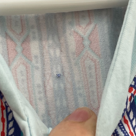 00008 J. McLaughlin Catalina Cloth Tunic Medium Paisley 3/4 Sleeve - Picture 12 of 13